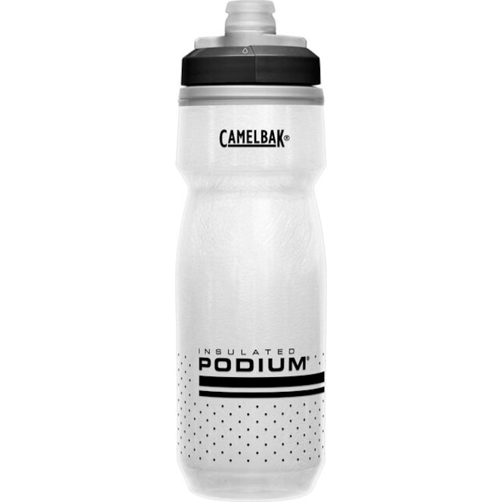 Бутилка Camelbak Podium Chill 0.62 л, Бял/Черен