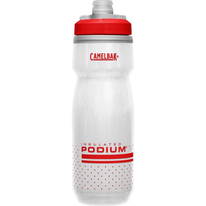 Бутилка Camelbak Podium Chill 0.62 л, Червен/Бял