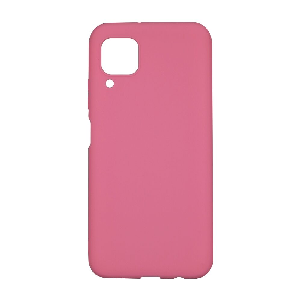 Husa Slim Pudding Beline pentru Samsung Galaxy A12, Roz Deschis