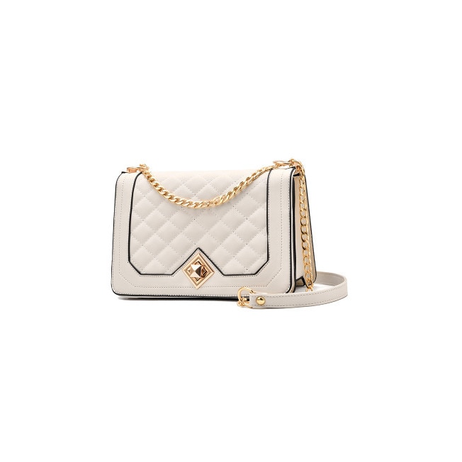 Geanta dama Alana cu bareta pentru umar BTG - 1163, Alba