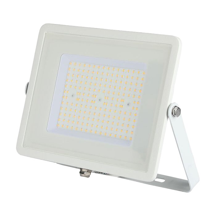 Proiector LED A++ Cip Samsung 100W, V-TAC, 120lm/W, Corp Alb, Alb Rece