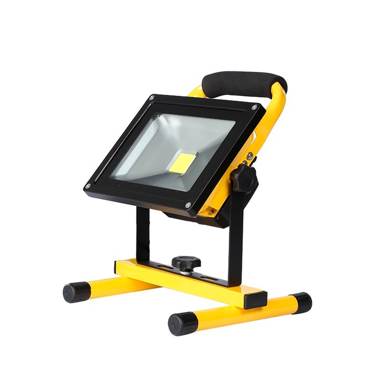 Proiector LED Portabil Flexzon, Reincarcabil,Flood, 1800lm, 20W, Waterproof IP65