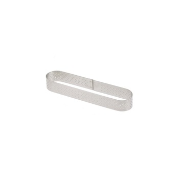 Forma perforata pentru tarta, inox 14,5 x 3,5 cm - de Buyer Forma perforata pentru tarta, inox 14,5 x 3,5 cm - de Buyer