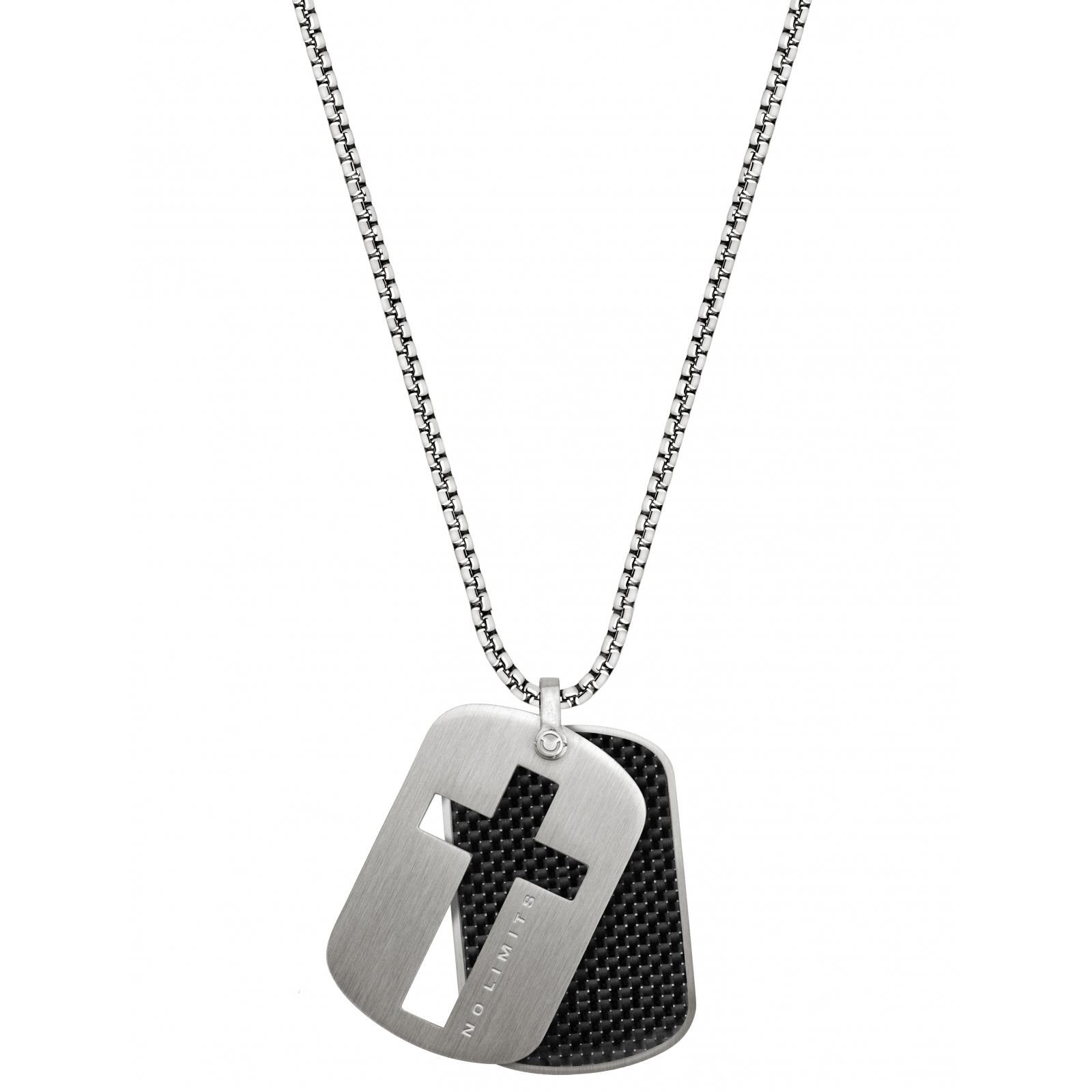 Colier Sector SARG06, Argintiu, Negru