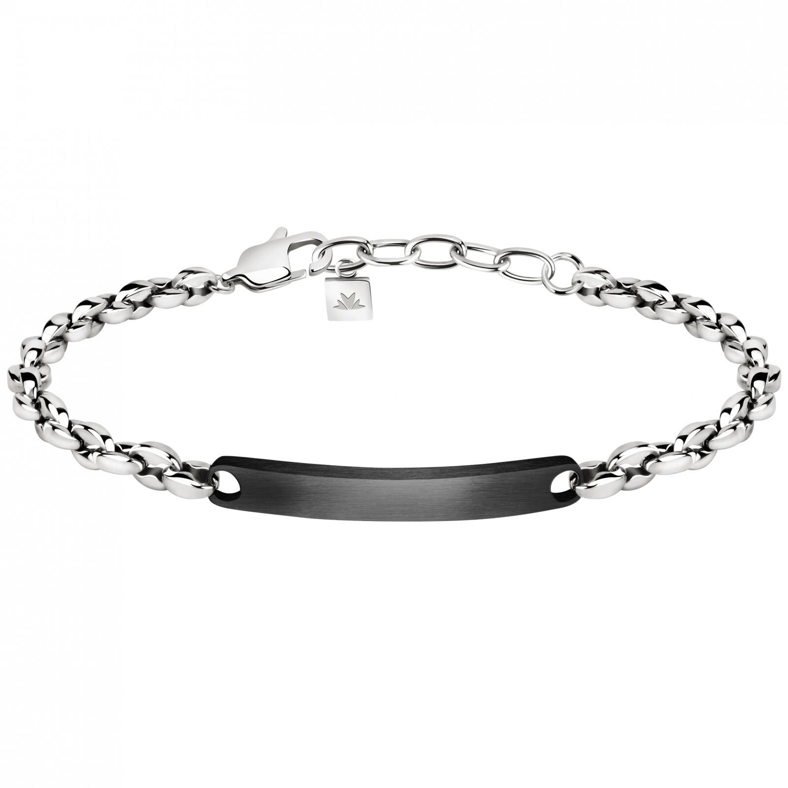 Bratara Morellato SKR52, Argintiu, Negru