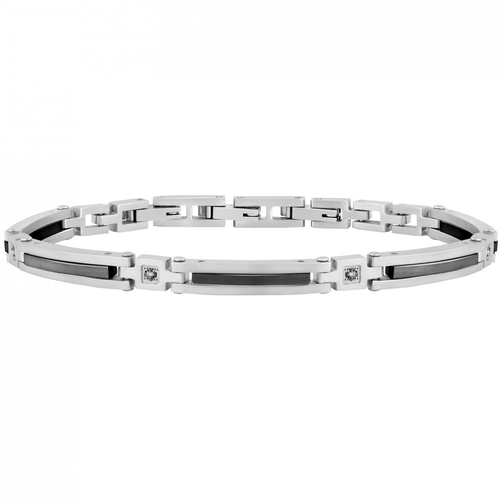 Bratara Sector SAFT27, Negru, Argintiu