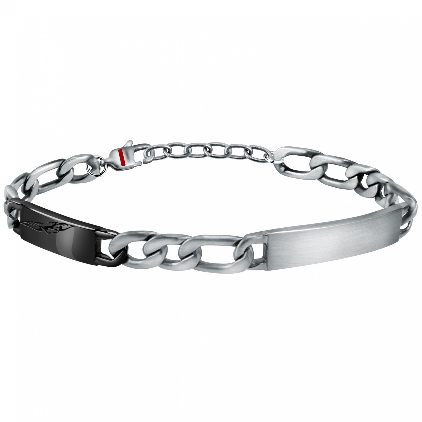 Bratara Sector SAFT56, Argintiu, Negru