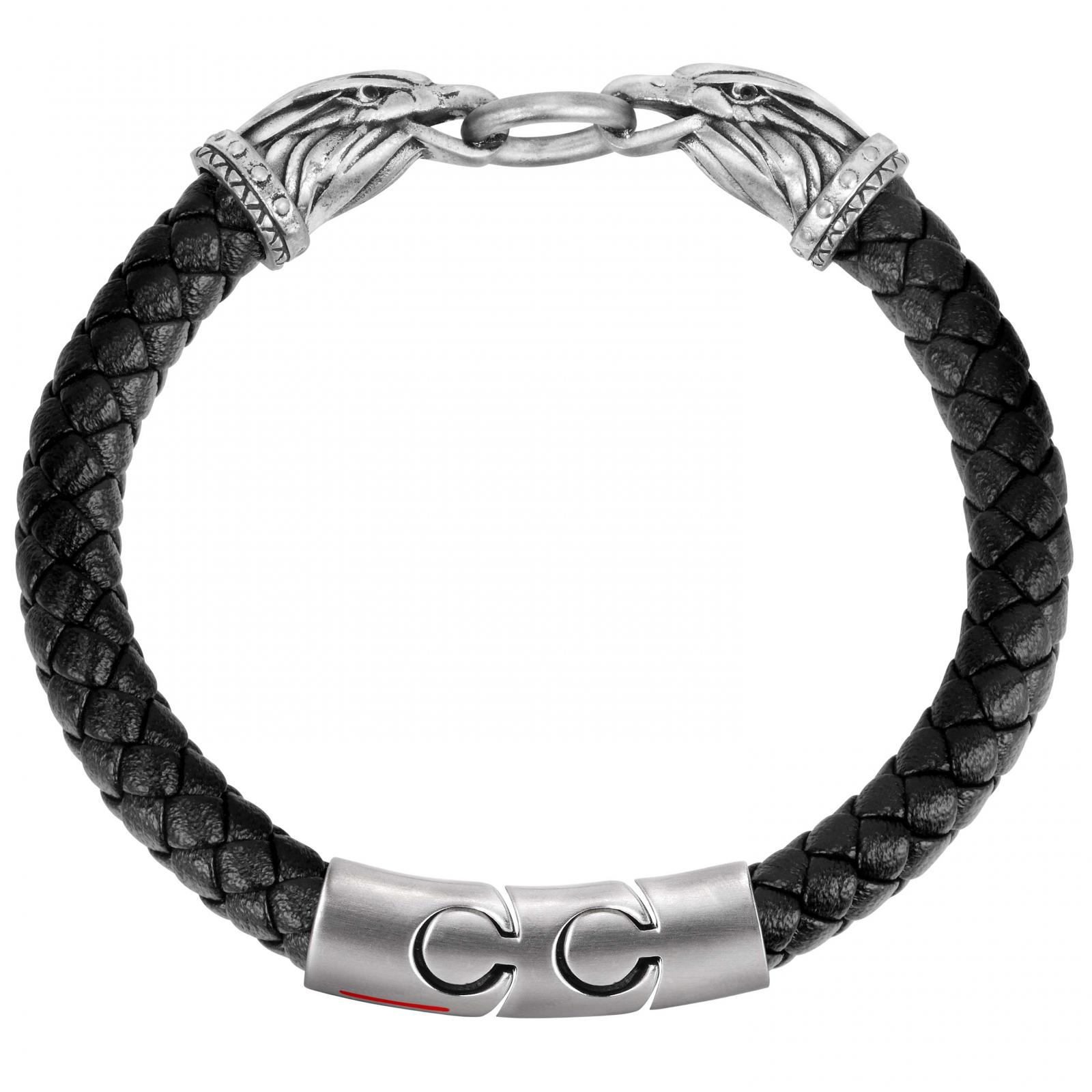 Bratara Sector SALV11, Argintiu, Negru