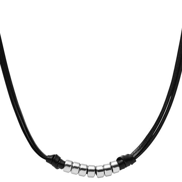 Lant Fossil Men's Dress JF03003040, Argintiu, Negru