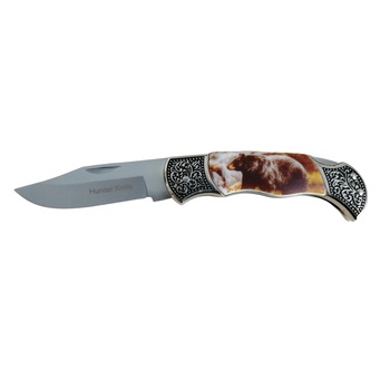 Cutit-briceag, otel inoxidabil, Wild Bear, 18.5 cm, argintiu Cutit-briceag, otel inoxidabil, Wild Bear, 18.5 cm, argintiu