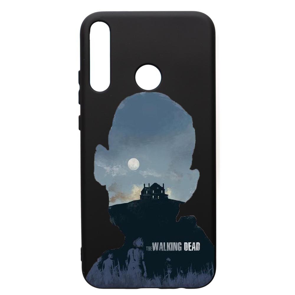 Husa de protectie Huawei P40 Lite E / Y7p, The Walking Dead, silicon, cu interiorul din material textil, protectie camera, PB303