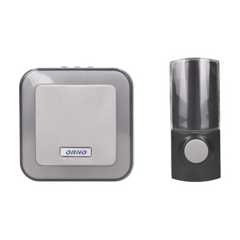 Sonerie wireless ENKA DC ORNO OR-DB-AT-136, 100 m, 50-80 db, sistem de invatare, IP44, gri/negru Sonerie wireless ENKA DC ORNO OR-DB-AT-136, 100 m, 50-80 db, sistem de invatare, IP44, gri/negru