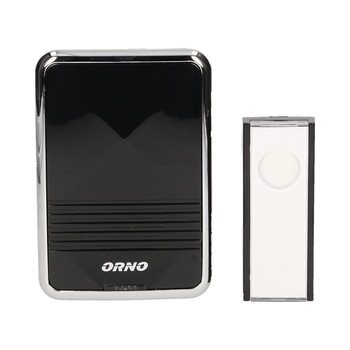 Sonerie wireless CALYPSO AC ORNO OR-DB-QS-113, 230V, conectare automata, 32 tonuri, volum reglabil, 3 moduri de semnalizare, 120 m, IP20, IP44, 65-85 dB, negru/alb Sonerie wireless CALYPSO AC ORNO OR-DB-QS-113, 230V, conectare automata, 32 tonuri, volum reglabil, 3 moduri de semnalizare, 120 m, IP20, IP44, 65-85 dB, negru/alb