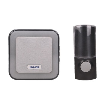 Sonerie wireless ENKA DC ORNO OR-DB-AT-137, 230V, 100 m, 50-80 db, sistem de invatare, IP44, gri/negru Sonerie wireless ENKA DC ORNO OR-DB-AT-137, 230V, 100 m, 50-80 db, sistem de invatare, IP44, gri/negru