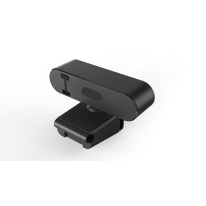 Camera Web Apeiron AP8 FHD 1080P pentru videoconferinta, autofocus, rotire, microfon, USB, Negru