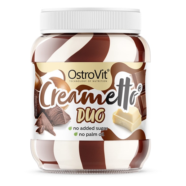 Supliment alimentar Ostrovit Creametto Duo 350g Lapte si nuci