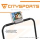 Banda de alergare pliabila CITYSPORTS, Cu telecomanda, 500W, 147x59x15 cm, 100 kg, Gri