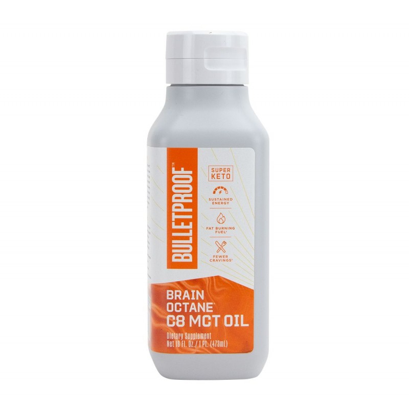 Bulletproof c8 mct oil 473ml 2本 Bulletproof BRAIN OCTANE OIL, C8 MCT Oil, Ulei pur MCT, 473ml