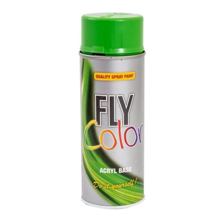 Vopsea Spray Decorativa Dupli-Color Fly Color, 400 ml, Verde Deschis