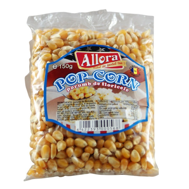 Porumb de floricele pop-corn, ALLORA, 150g