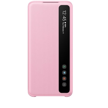 Husa de protectie Smart Clear View Cover pentru Samsung Galaxy S20/ S20 5G, flip cover, Roz, BBL2031 Husa de protectie Smart Clear View Cover pentru Samsung Galaxy S20/ S20 5G, flip cover, Roz, BBL2031