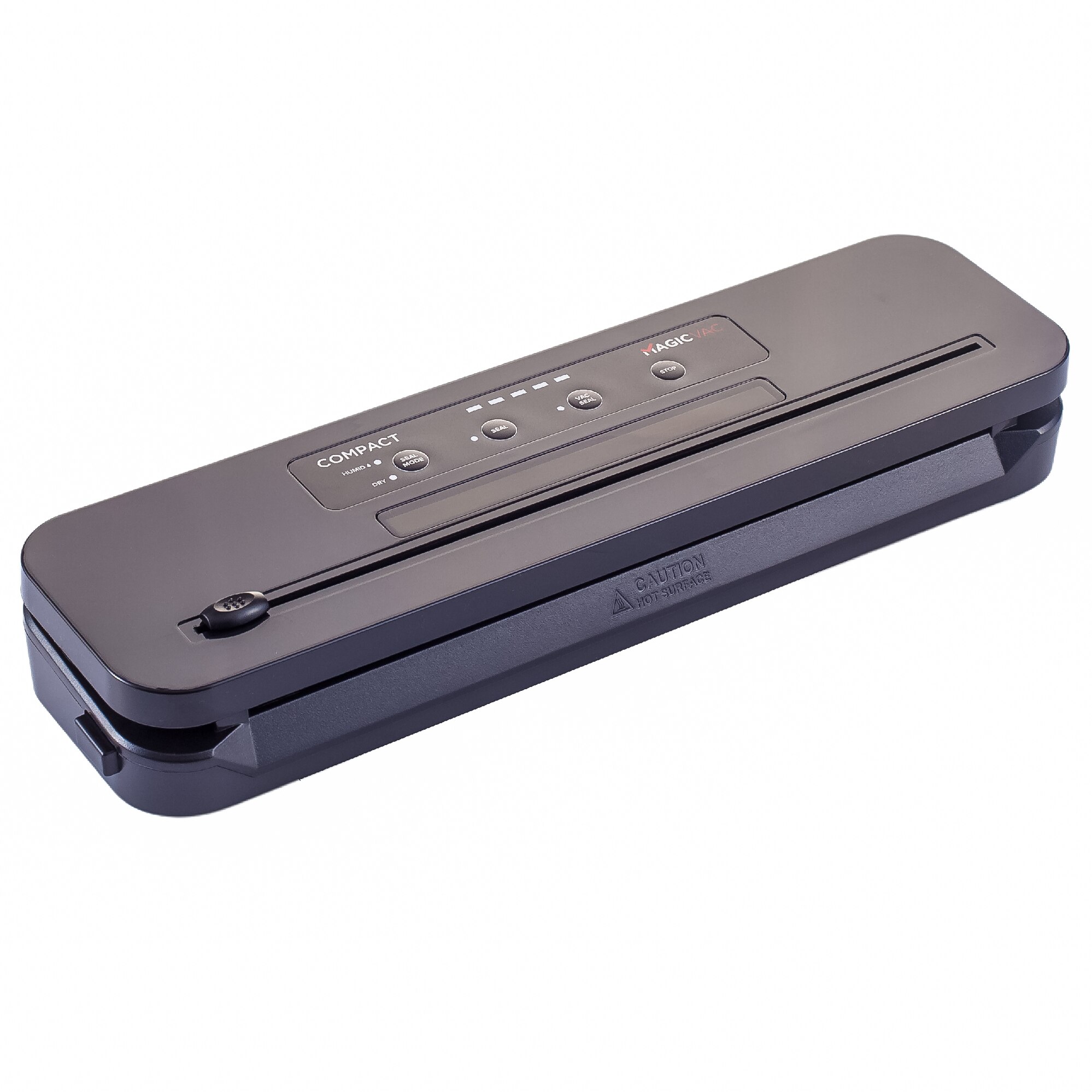 Aparat de vidat Magic Vac, Compact Kit, functie complet automata sau manuala, 9 litri /min, putere aspirare mare, cutter si set pungi incluse, sigilare uscata si umeda,negru
