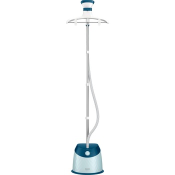 Aparat de calcat vertical cu aburi Philips EasyTouch Plus GC527/20, 1600 W, 32 g/min, 5 setari abur, placa StyleBoard, rezervor detasabil 1,6l, Albastru Aparat de calcat vertical cu aburi Philips EasyTouch Plus GC527/20, 1600 W, 32 g/min, 5 setari abur, placa StyleBoard, rezervor detasabil 1,6l, Albastru