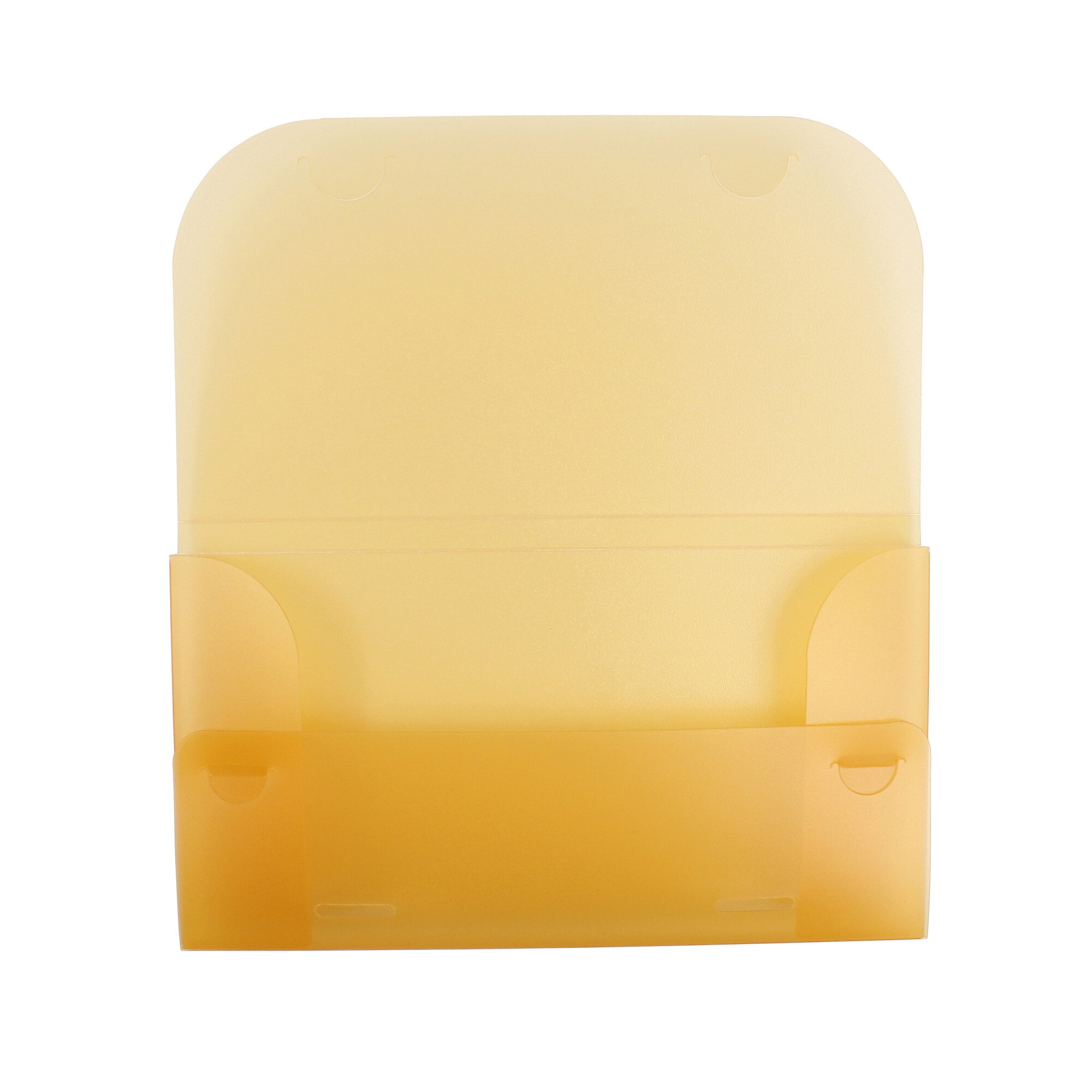 Cutie de protectie pentru masca chirurgicala, Viquel, portocaliu transparent