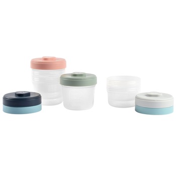 Set 6 recipiente hrana Beaba 2x90ml, 4x150 ml Set 6 recipiente hrana Beaba 2x90ml, 4x150 ml