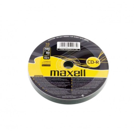 CD-R Maxell 700 Mb 52X 80 min 10 discuri