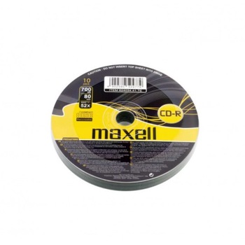 CD-R Maxell 700 Mb 52X 80 min 10 discuri CD-R Maxell 700 Mb 52X 80 min 10 discuri