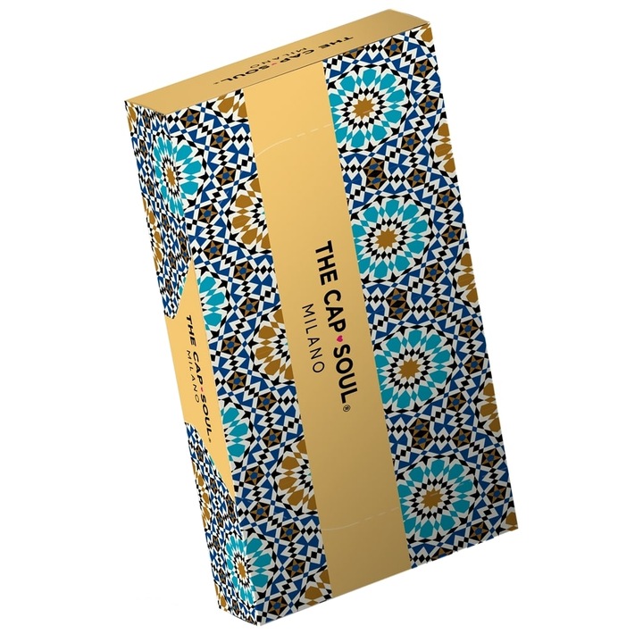 Cafea capsule The Cap Soul, Milano, Moka, 10 bucati, compatibila Nespresso, gourmet, gust intens, amestec Arabica