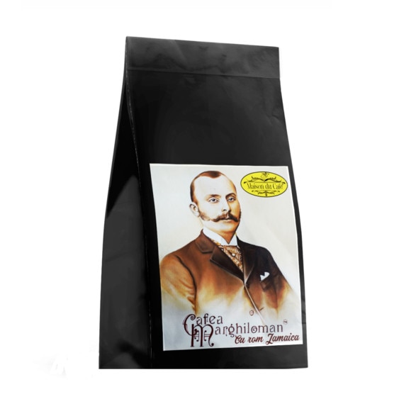 Cafea Marghiloman cu rom Jamaica 100% Arabica macinata ibric, proaspat prajita 1 Kg