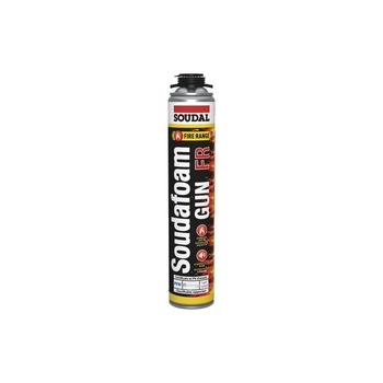 Spuma poliuretanica, Soudal, antifoc, pentru pistol, 750 ml Spuma poliuretanica, Soudal, antifoc, pentru pistol, 750 ml