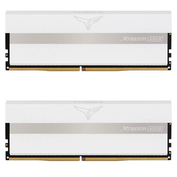 Memorie TeamGroup T-Force Xtreem ARGB White 32GB (2x16GB) DDR4 3600MHz CL18 1.35V Dual Channel Kit Memorie TeamGroup T-Force Xtreem ARGB White 32GB (2x16GB) DDR4 3600MHz CL18 1.35V Dual Channel Kit
