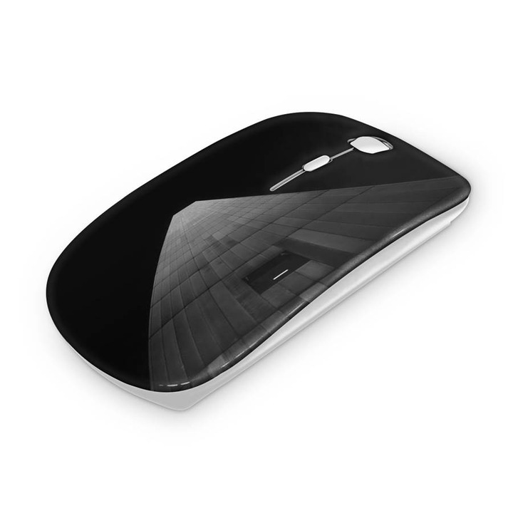 Mouse fara fir, Mobiltokguru, Black White Architecture 9022