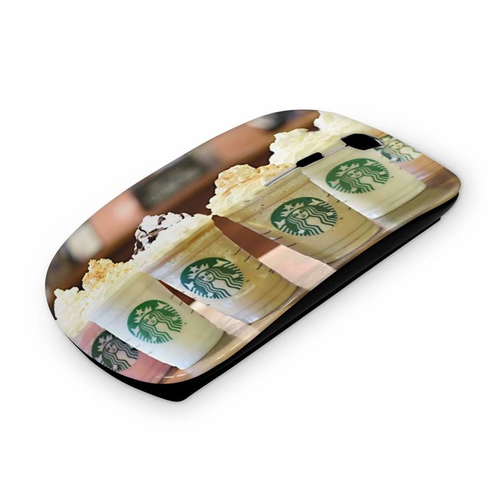 Mouse wireless, Mobiltokguru, Model Starbucks, Multicolor