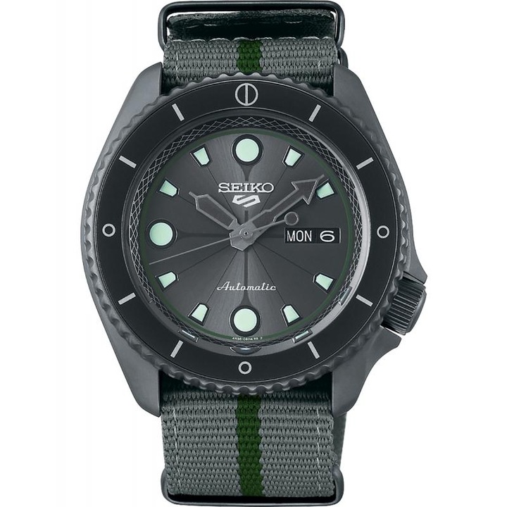 Мъжки часовник Seiko 5 SRPF75K1 Automatic Grey