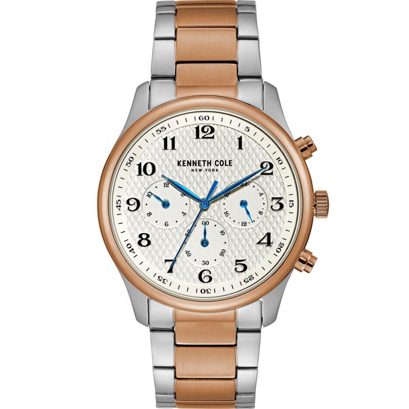 Ceas barbatesc Kenneth Cole KC51024003 Quartz Argintiu, Rose gold