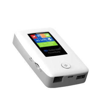 Router 4G Pocket WIFI MF67, Evolio, Portabil, 300 Mbps, power bank 5200 mAh, Alb Router 4G Pocket WIFI MF67, Evolio, Portabil, 300 Mbps, power bank 5200 mAh, Alb