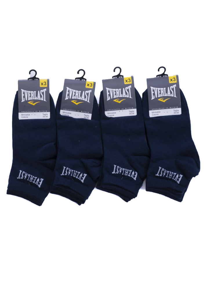 Set 3 perechi sosete barbati, Everlast, Albastru