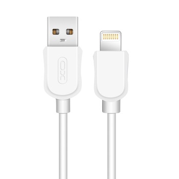 Cablu de date XO-NB41, USB la Lighting, 2,4A, 1m, Alb Blister Cablu de date XO-NB41, USB la Lighting, 2,4A, 1m, Alb Blister