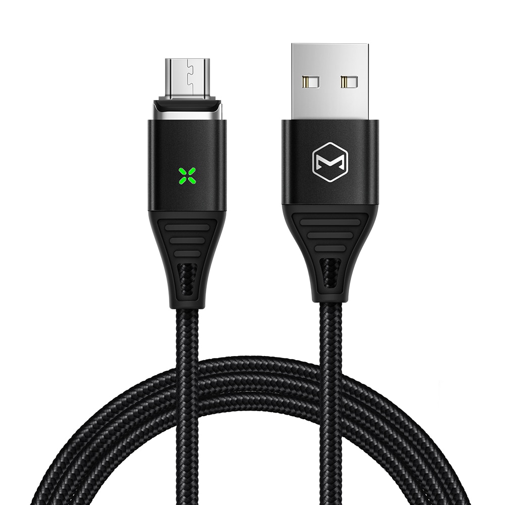 Cablu Mcdodo Storm Series Magnetic MicroUSB Quick Charger, Black, 4.0, 1.2m