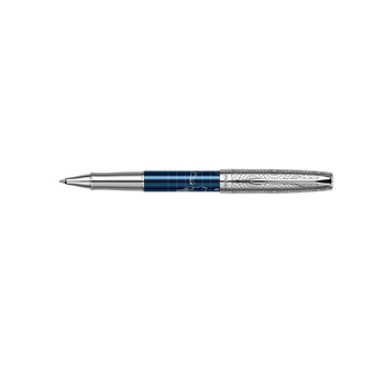 Roller Parker, Sonnet Royal, SE Atlas Blue Silver CT Roller Parker, Sonnet Royal, SE Atlas Blue Silver CT