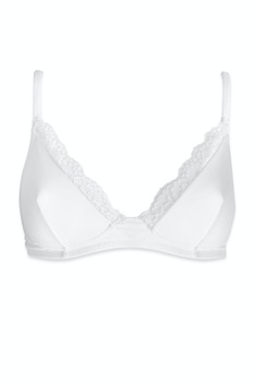 Sutien Trunghi din Bumbac Cotton Club, Alb Sutien Trunghi din Bumbac Cotton Club, Alb