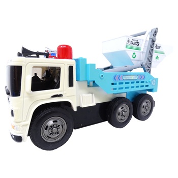 Masina cu telecomanda Salamandra Kids®, Masina de Gunoi, Lumini si Sunete 2.4GHz, Albastru Masina cu telecomanda Salamandra Kids®, Masina de Gunoi, Lumini si Sunete 2.4GHz, Albastru