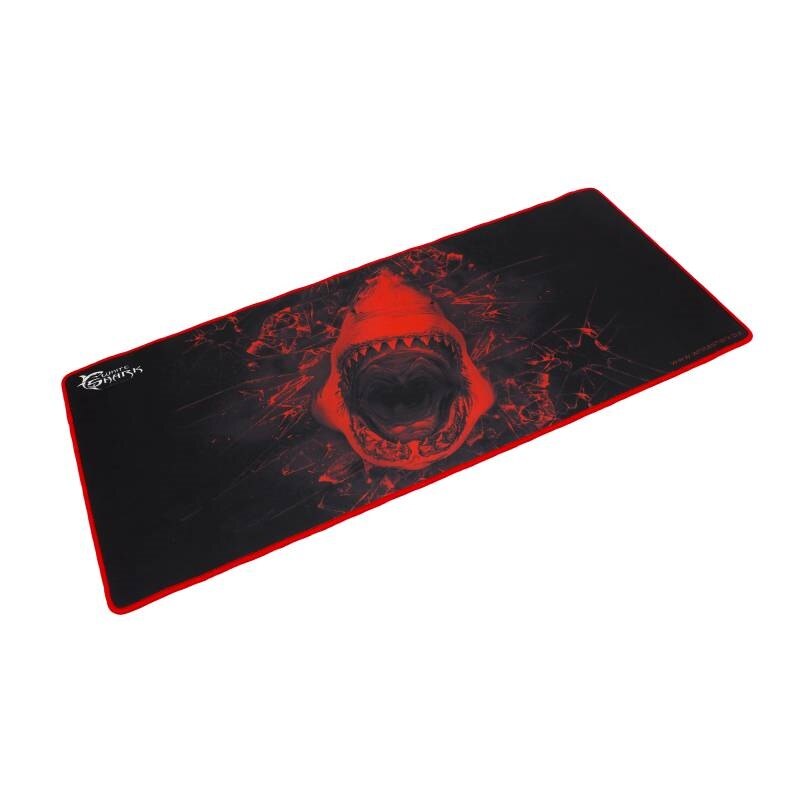 Mousepad, White Shark, Skywalker, Negru/Rosu, 80x35 cm