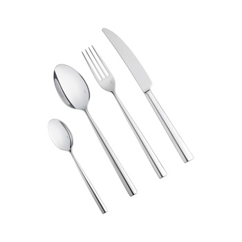 Set tacamuri de masa Teesa 24 bucati otel inoxidabil Set tacamuri de masa Teesa 24 bucati otel inoxidabil