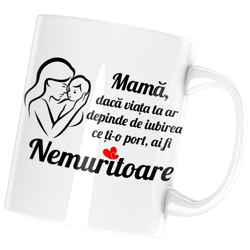 Cana Mama Nemuritoare, alba, 330 ml