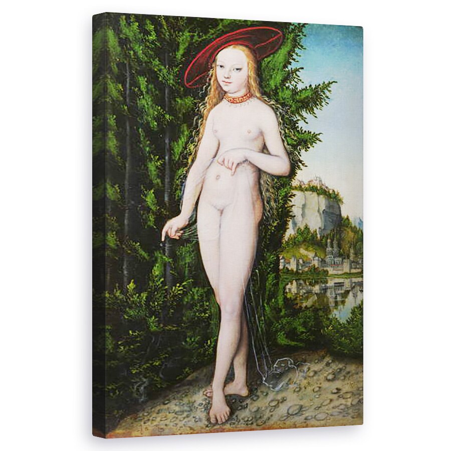 Tablou canvas - Lucas Cranach the Elder - Venus intr-un peisaj, 60 x 100 cm